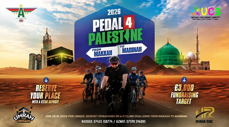 Pedal 4 Palestine from Makkah to Madinah